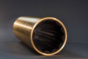 1" x 1 1/2" x 4" Brass Cutless Bearing