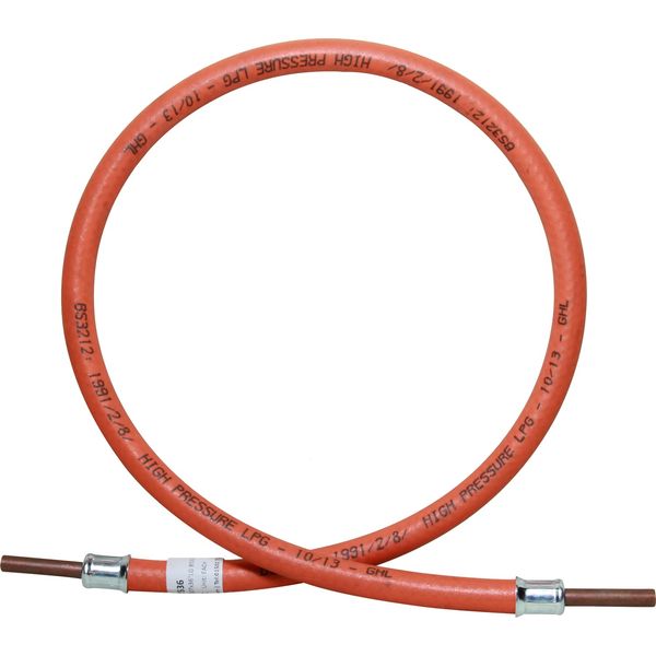 AG Orange Gas Hose BS3212/2 1/4" spigot x 24" length