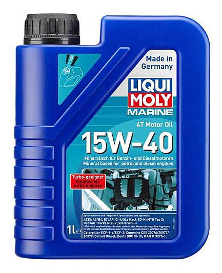 Liqui Moly Marine 4T Motor Oil 15W-40