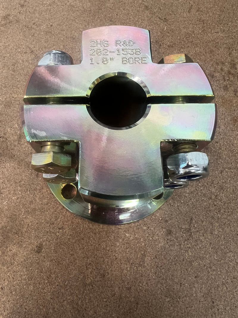 R&D Clamp Couplings (Standard 4" Flange) Protective Zinc Plated