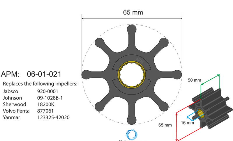 Impeller kit PN 06-01-021