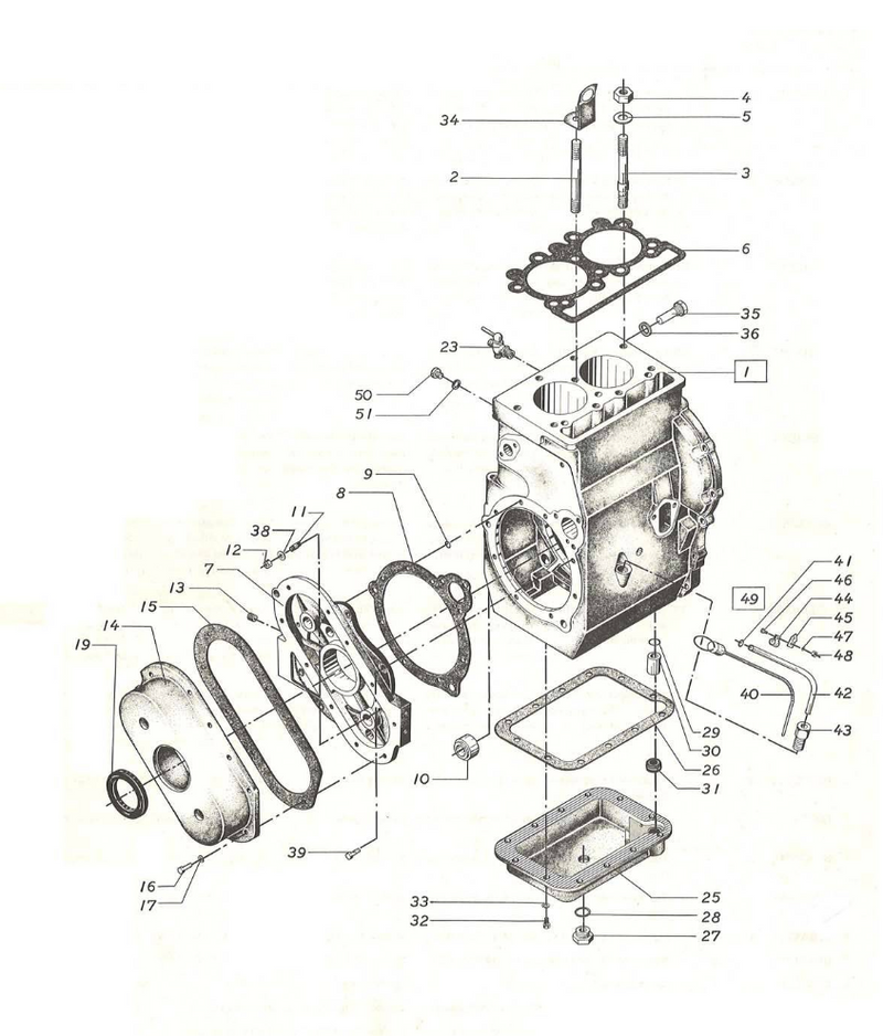 BUKH Front Cover Gasket DV10 & DV20 000D9196