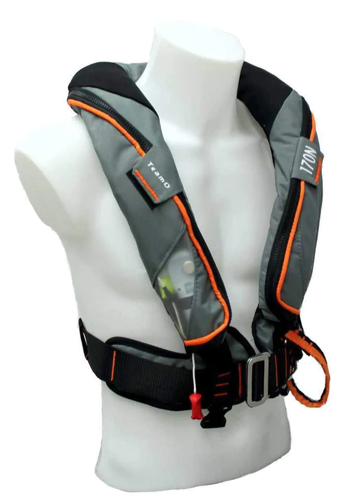 TEAM0 COASTAL 170N BACKTOW  AUTOMATIC LIFEJACKET
