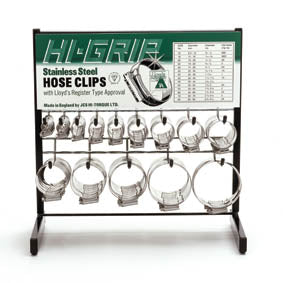 Stainless Steel Hose Clips (Lloyd's Approved)