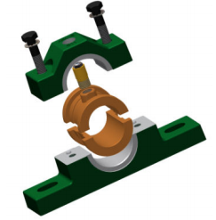 Split Bronze Plummer Block