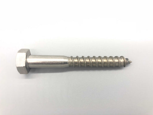 316 Stainless Steel Coach Screw A4. 10mm x 80mm.